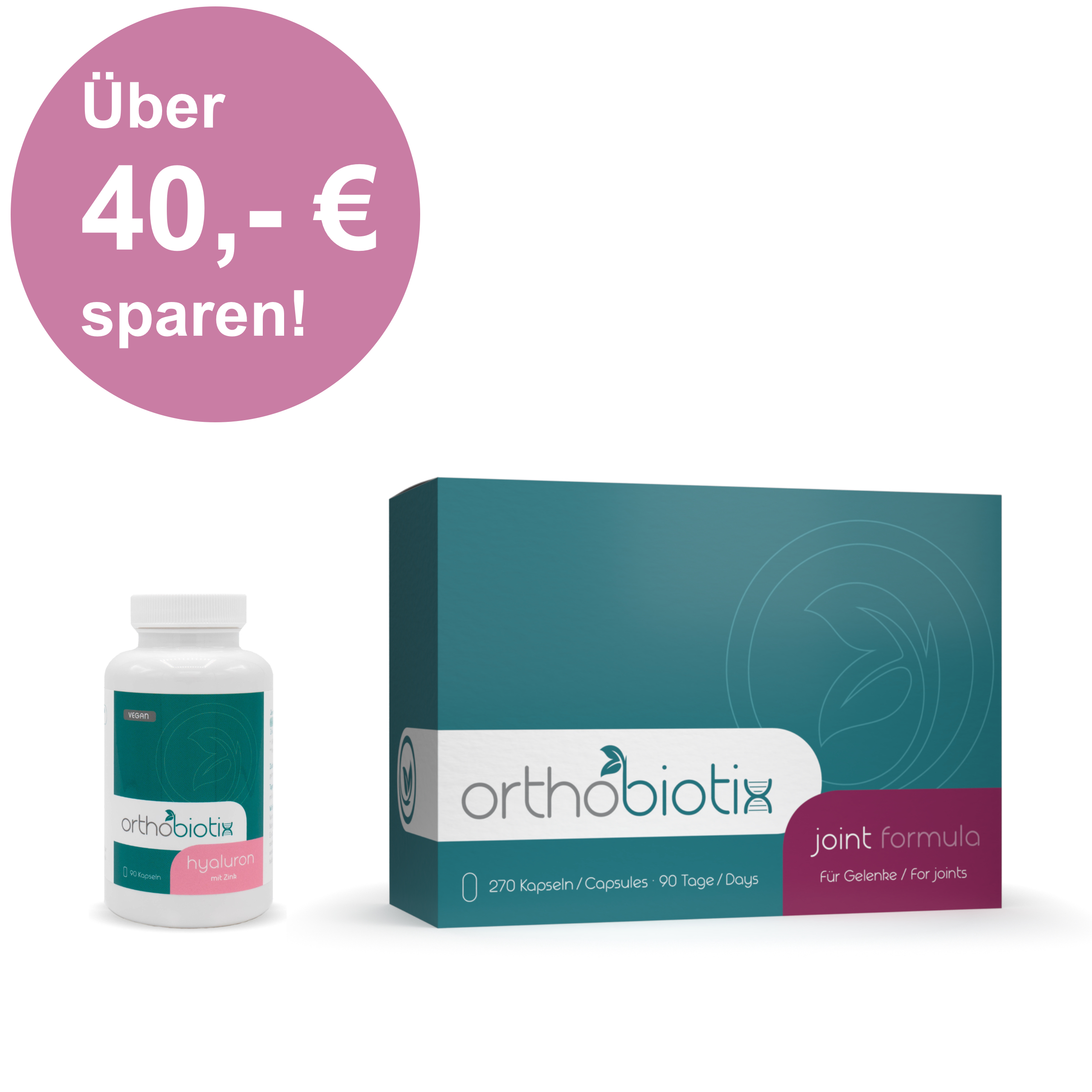 joint formula und Hyaluron Bundle für 3 Monate